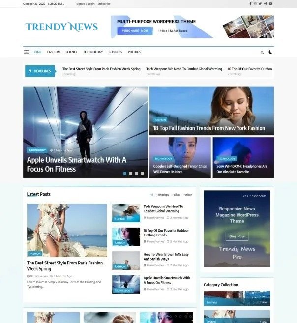 Trendy News One (Free)