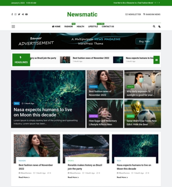 WordPress News Portal Theme Free Download