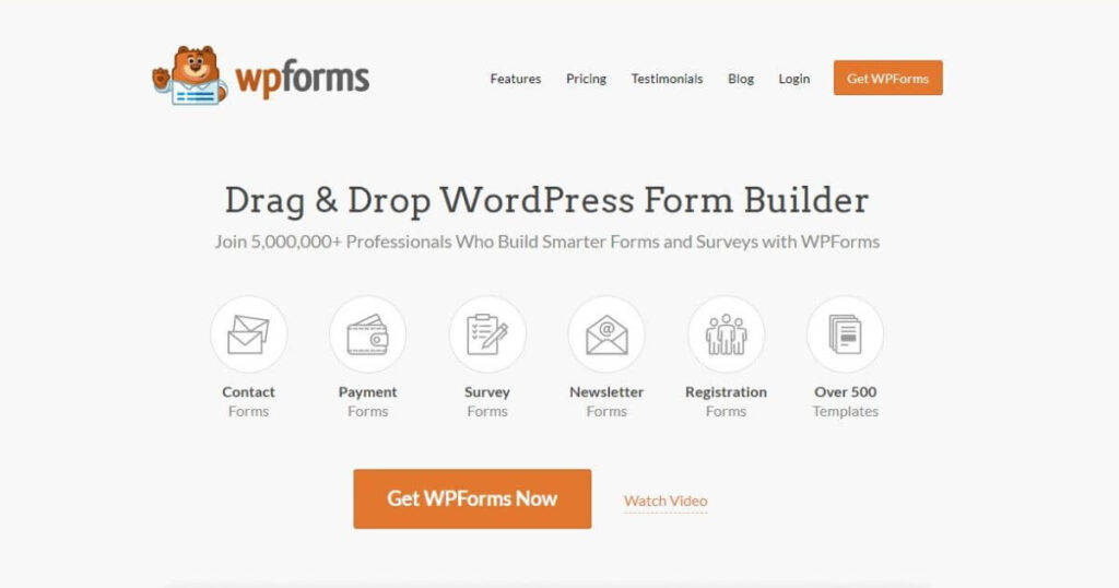 WPForms - Must-have plugins for WordPress News websites