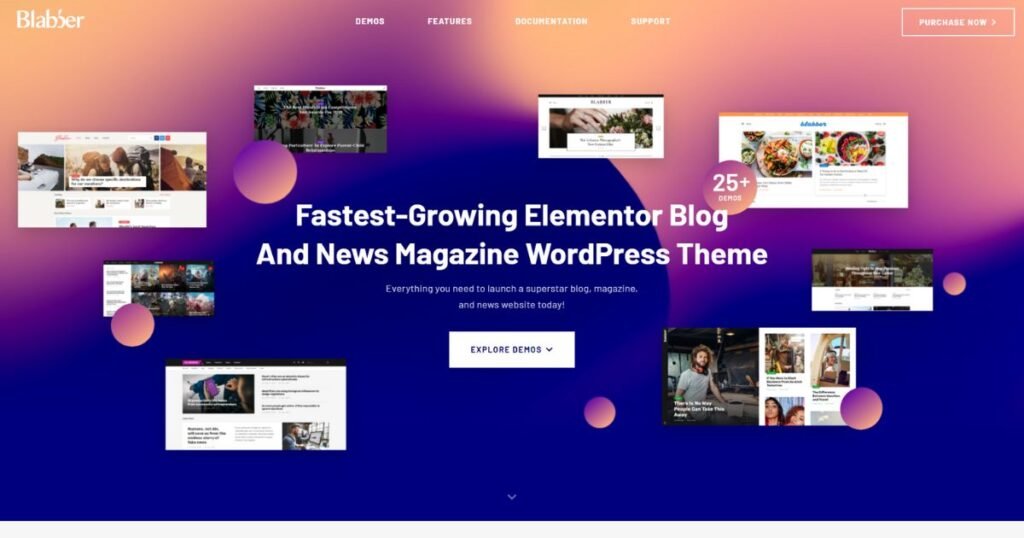 Blabber Elementor News Magazine Theme helps you create a stunning news website that will attract and engage readers from around the world.