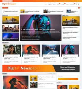 Digital Newspaper WordPress Theme | 5k+ active installations