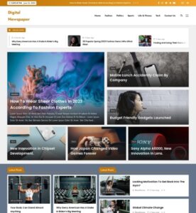 Digital Newspaper WordPress Theme | 5k+ active installations