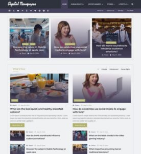 Digital Newspaper WordPress Theme | 5k+ active installations