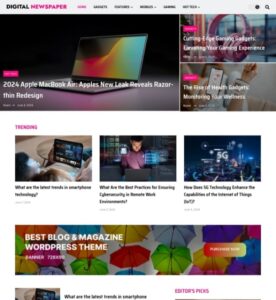 Digital Newspaper WordPress Theme | 5k+ active installations
