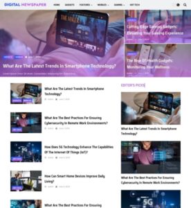 Digital Newspaper WordPress Theme | 5k+ active installations
