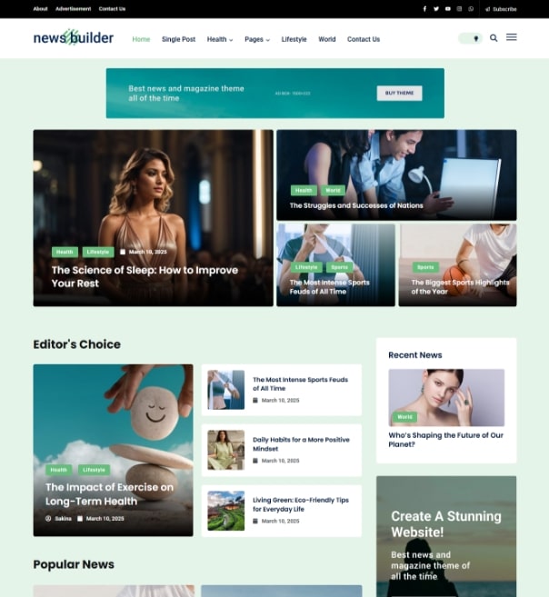 News Builder